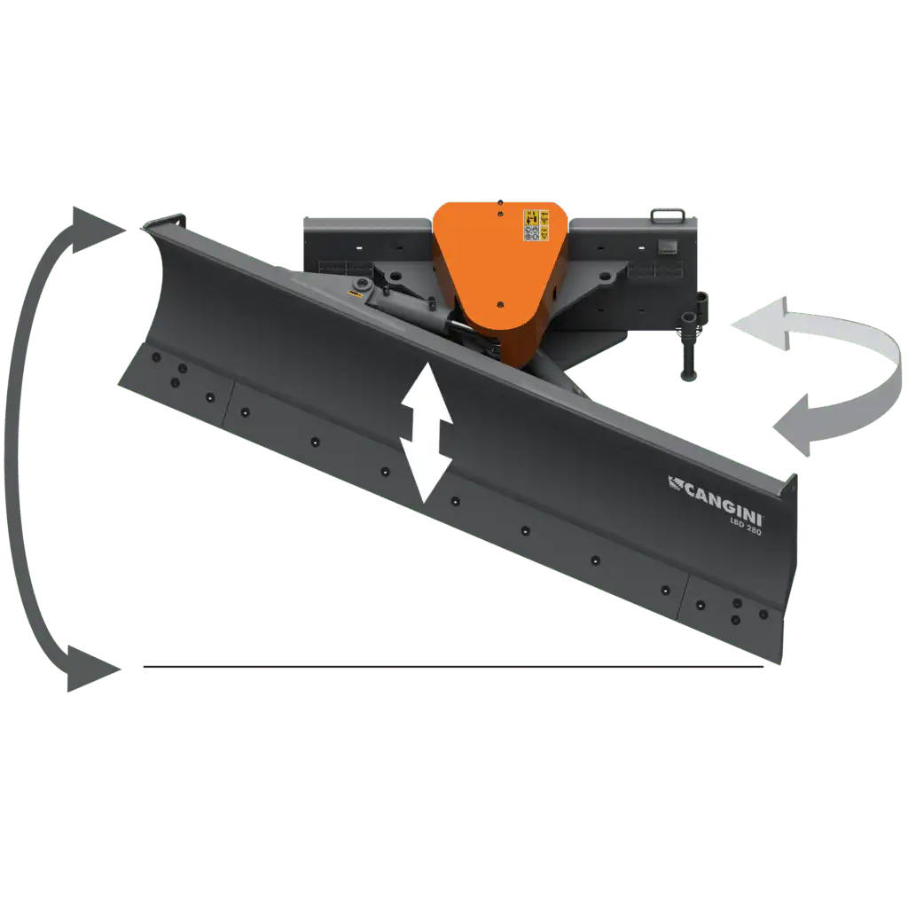 angle lama dozer cangini